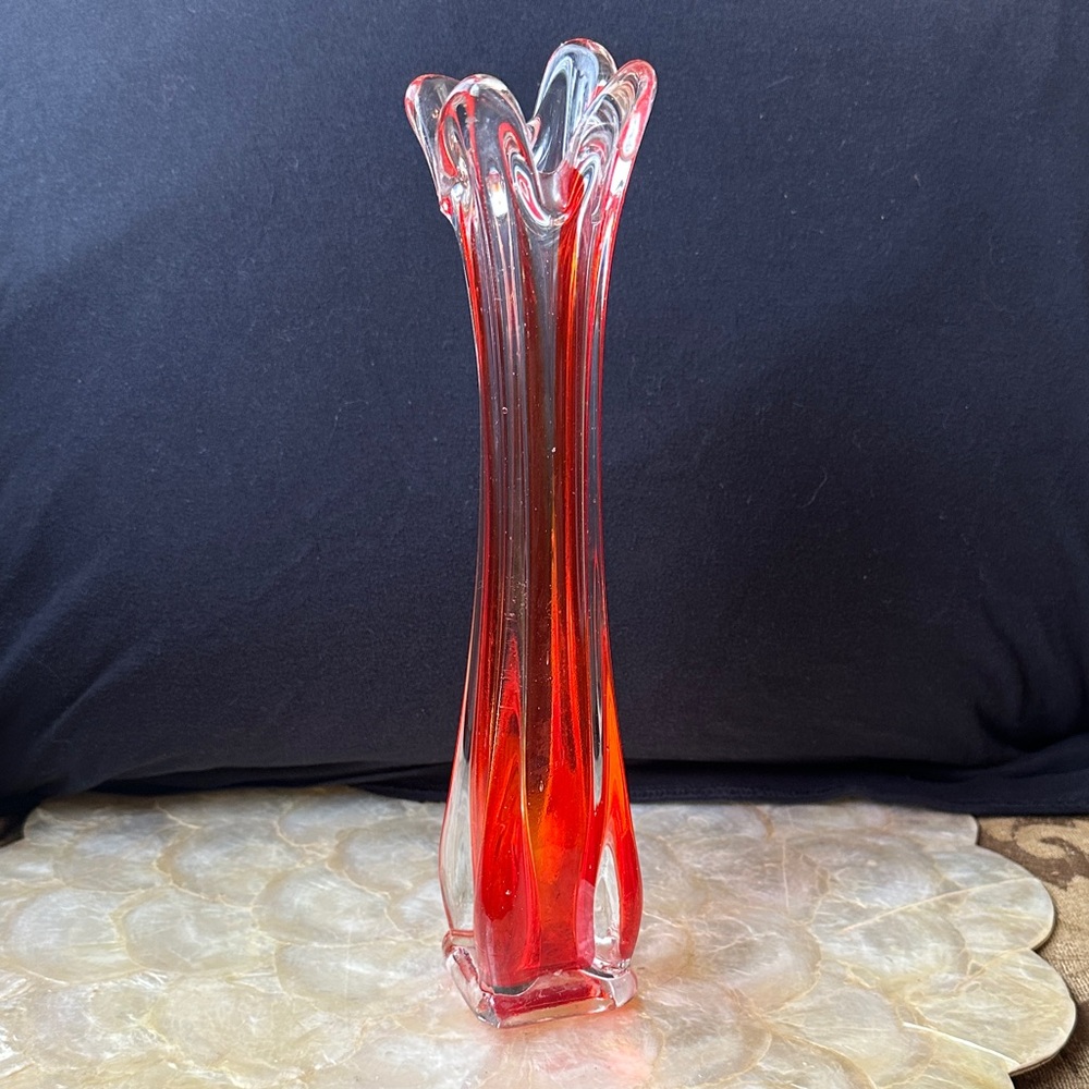 MCM Rossini Japan Swung glass vase original sticker